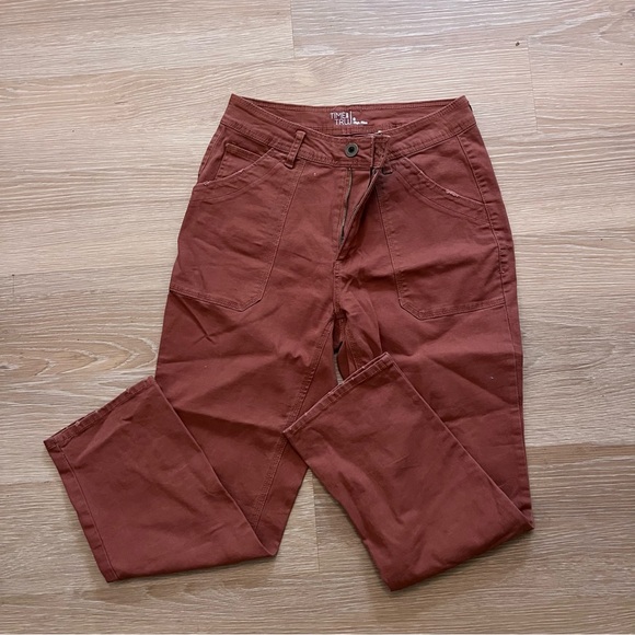 Time and Tru Denim - NWOT Terra cotta colored painters pants high rise